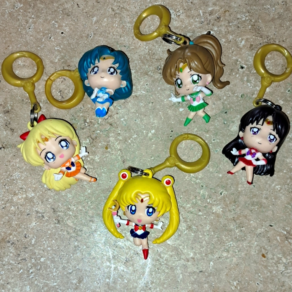 Sailor Moon backpack clips